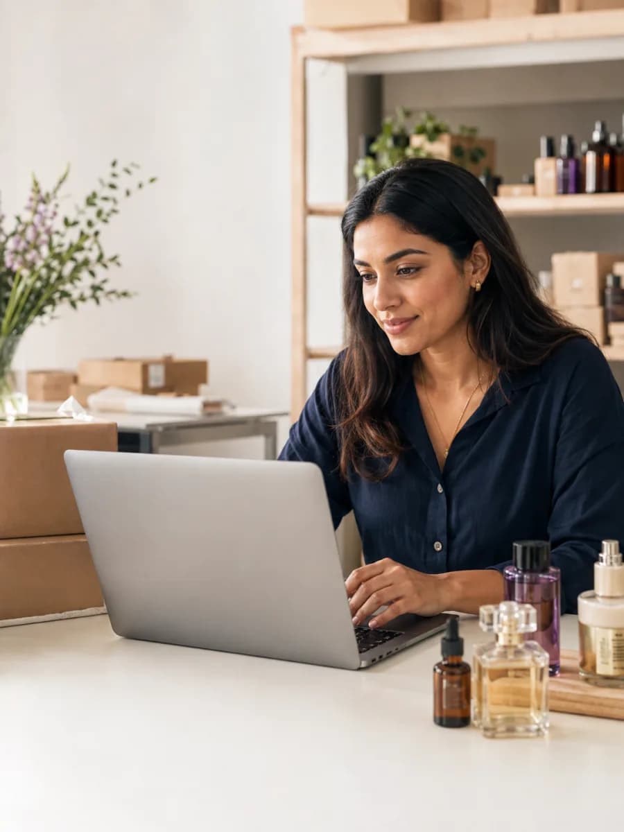 A connected online store, product catalog, and orders