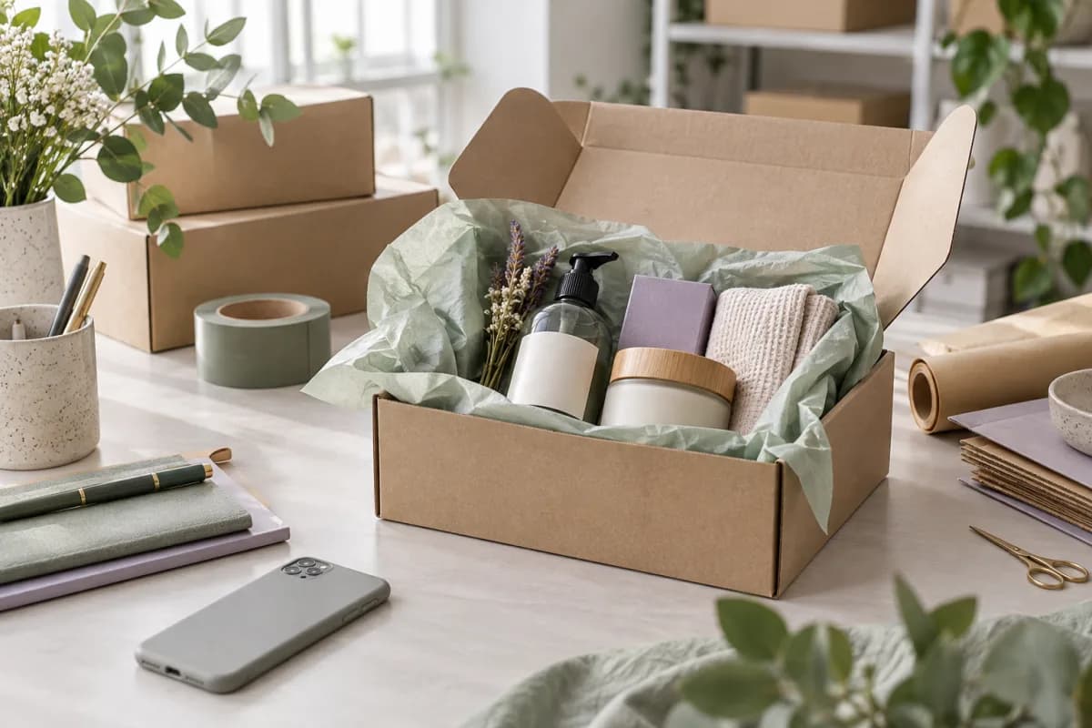 A carefully prepared ecommerce order ready for fulfilment