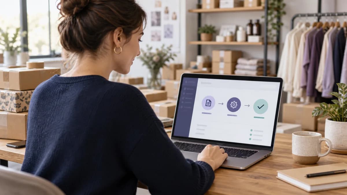 Store owner reviewing an automated privacy request workflow